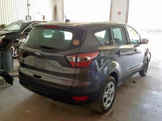 1FMCU0F75HUB26912 - 2017 FORD ESCAPE S GRAY photo 4