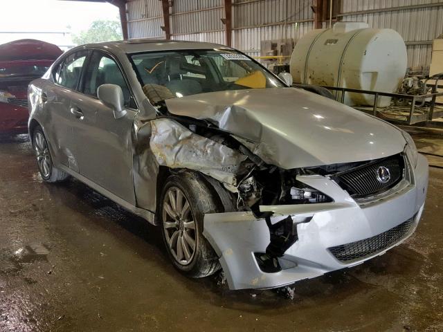 JTHCK262665006374 - 2006 LEXUS IS 250 SILVER photo 1