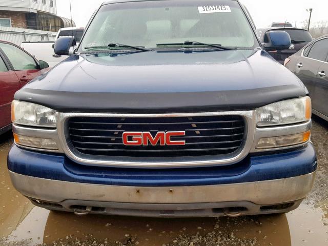 1GKEK13T2YJ202392 - 2000 GMC YUKON BLUE photo 9