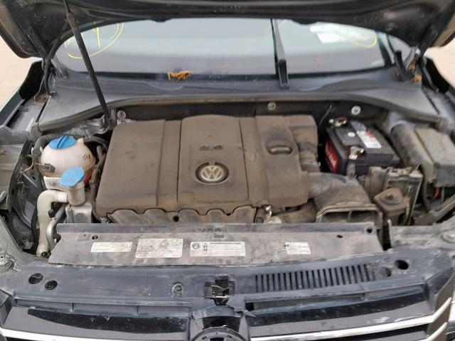 1VWAP7A32EC011165 - 2014 VOLKSWAGEN PASSAT S GRAY photo 7