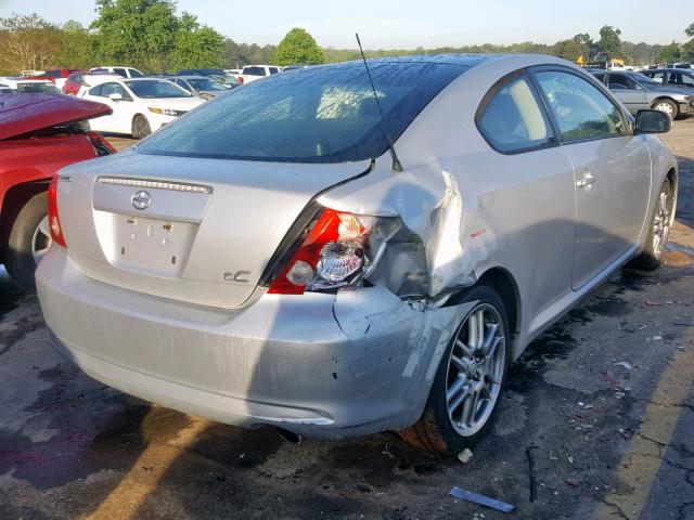 JTKDE167060075344 - 2006 TOYOTA SCION TC SILVER photo 4