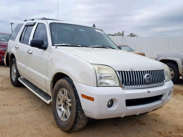 4M2DU66W73ZJ21445 - 2003 MERCURY MOUNTAINEE WHITE photo 1