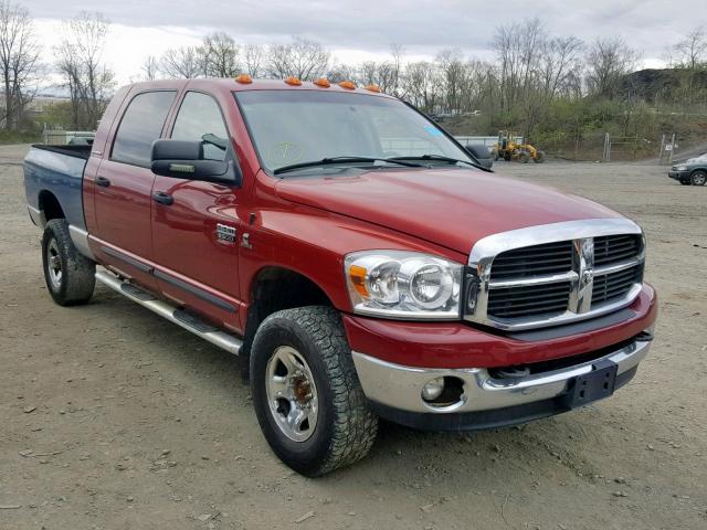 3D7KS29C37G743243 - 2007 DODGE RAM 2500 RED photo 1