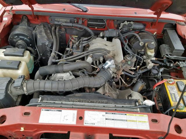 1FTYR14U3WTA82003 - 1998 FORD RANGER SUP RED photo 7