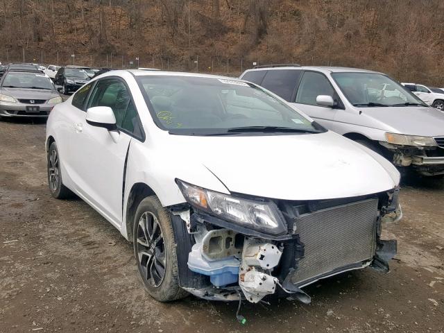 2HGFG3B07DH529713 - 2013 HONDA CIVIC EXL WHITE photo 1