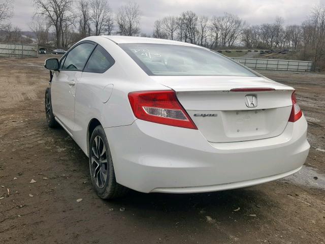 2HGFG3B07DH529713 - 2013 HONDA CIVIC EXL WHITE photo 3