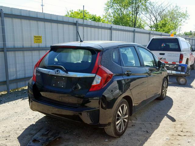 3HGGK5H84FM702135 - 2015 HONDA FIT EX BLACK photo 4