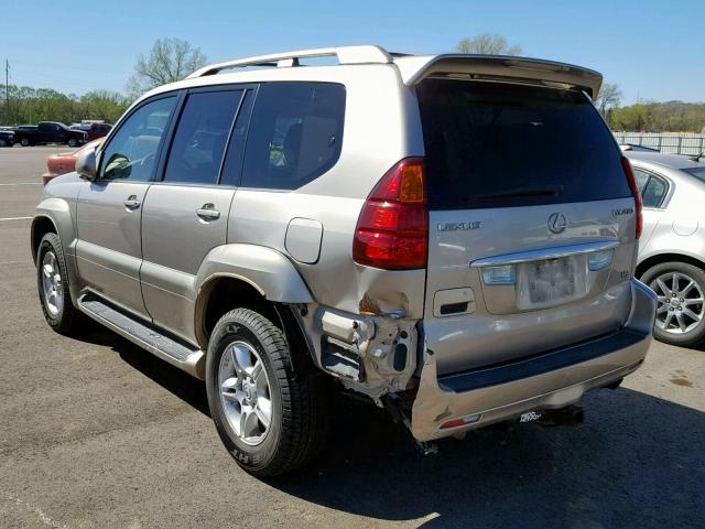 JTJBT20X640057296 - 2004 LEXUS GX 470 GOLD photo 3