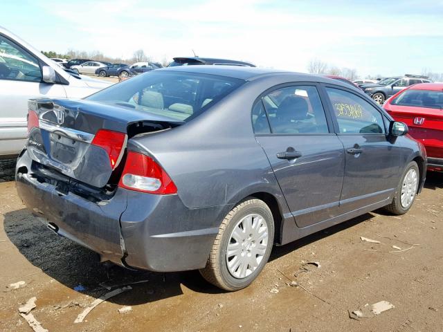 19XFA1F39AE062827 - 2010 HONDA CIVIC VP GRAY photo 4