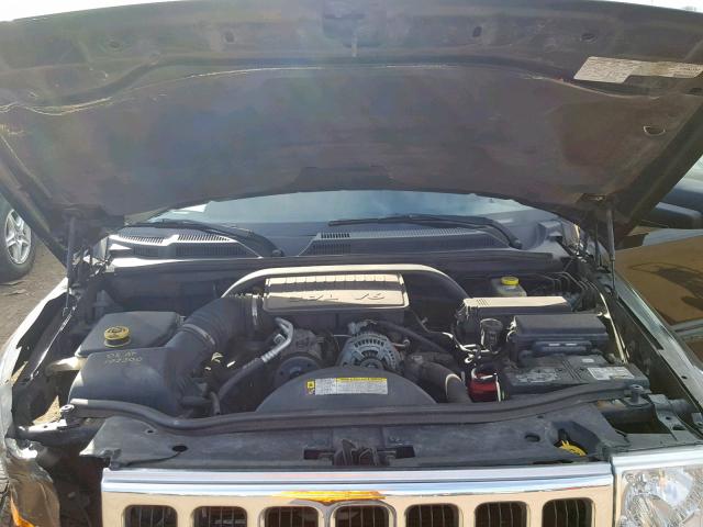 1J8HG48K47C651046 - 2007 JEEP COMMANDER BLACK photo 7