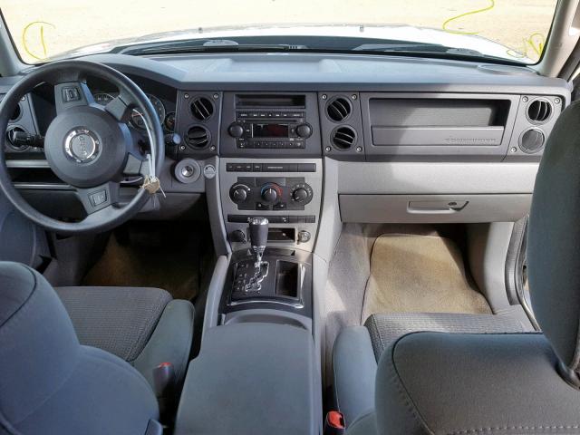 1J8HG48K47C651046 - 2007 JEEP COMMANDER BLACK photo 9