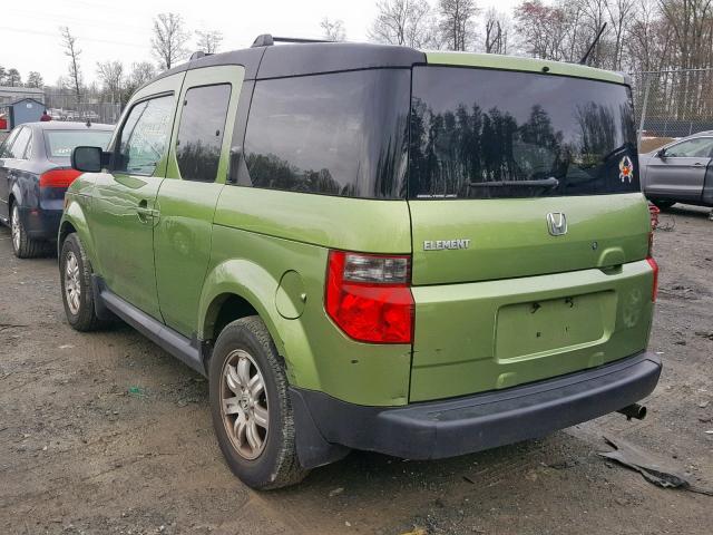 5J6YH28746L006703 - 2006 HONDA ELEMENT EX GREEN photo 3