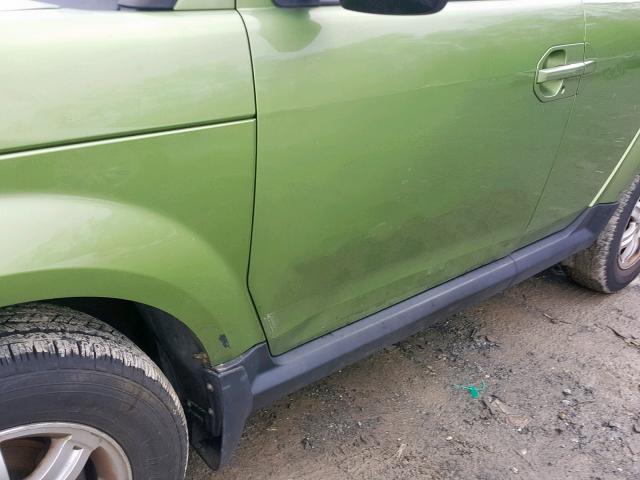 5J6YH28746L006703 - 2006 HONDA ELEMENT EX GREEN photo 9