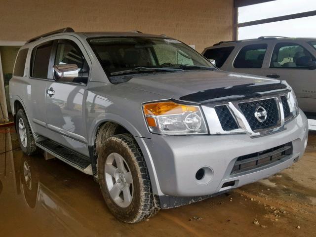 5N1AA0NC7BN615893 - 2011 NISSAN ARMADA SV SILVER photo 1