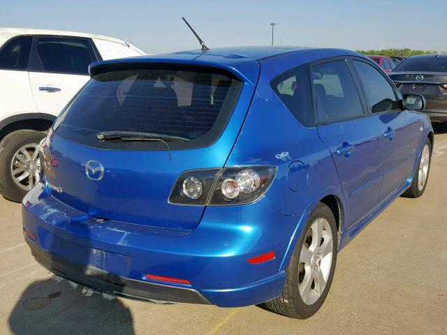 JM1BK343461406679 - 2006 MAZDA 3 HATCHBAC BLUE photo 4