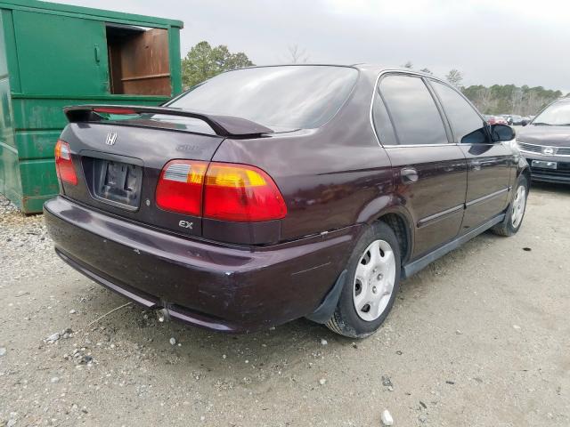 1HGEJ864XYL024006 - 2000 HONDA CIVIC EX  photo 4