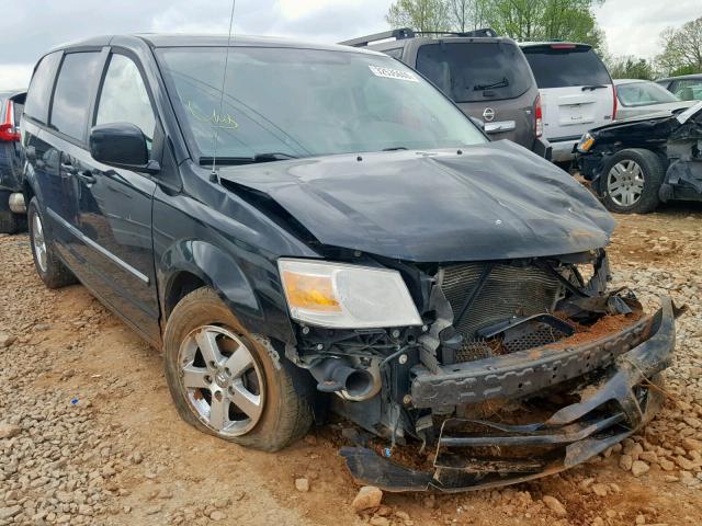 2D8HN54P48R742378 - 2008 DODGE GRAND CARA BLACK photo 1