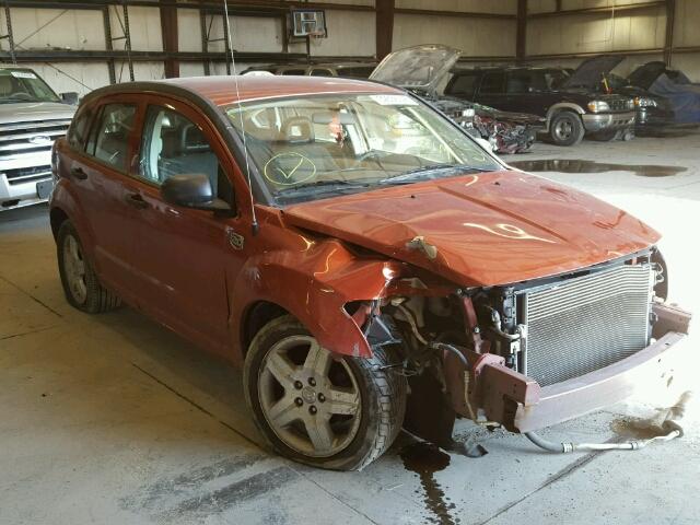 1B3HB28B68D750524 - 2008 DODGE CALIBER ORANGE photo 1