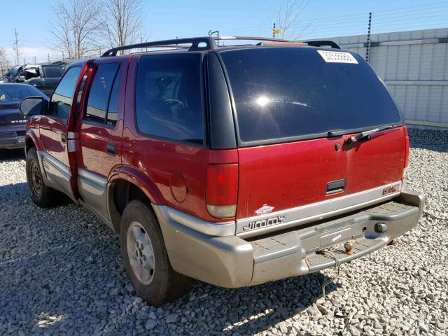 1GKDT13W9Y2130359 - 2000 GMC JIMMY / EN RED photo 3