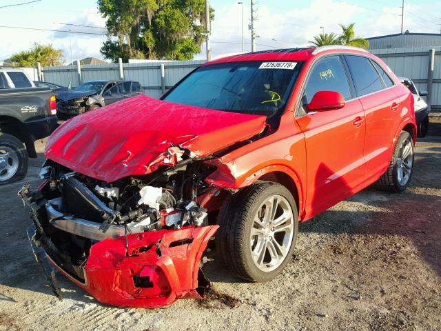 WA1JCCFS7HR010113 - 2017 AUDI Q3 PREMIUM RED photo 2