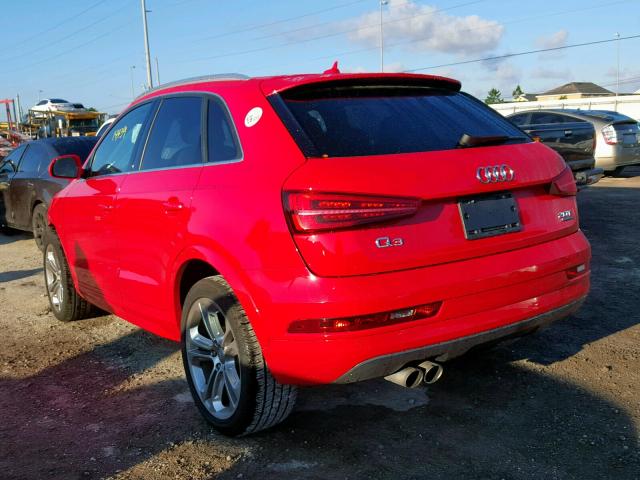 WA1JCCFS7HR010113 - 2017 AUDI Q3 PREMIUM RED photo 3