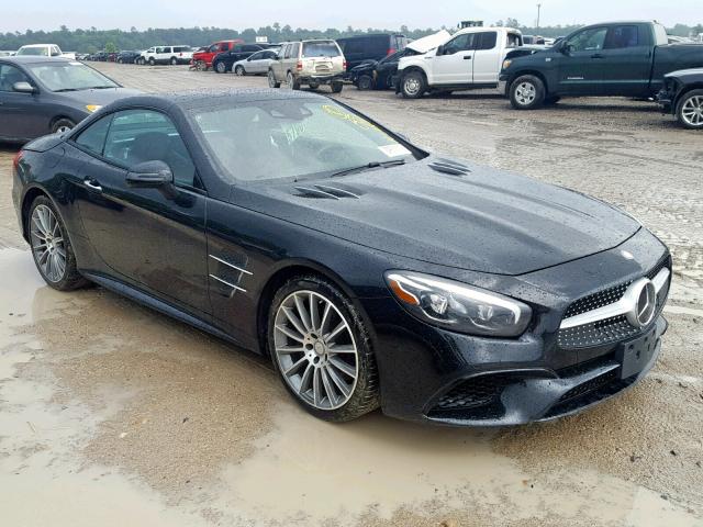 WDDJK7DA6HF046165 - 2017 MERCEDES-BENZ SL 550 BLACK photo 1