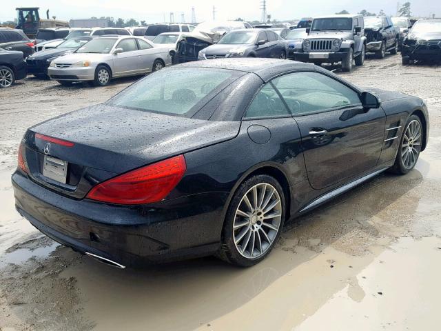 WDDJK7DA6HF046165 - 2017 MERCEDES-BENZ SL 550 BLACK photo 4