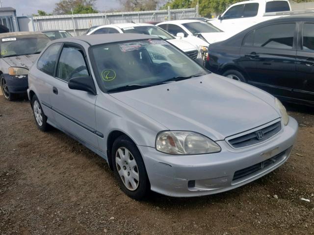 2HGEJ6448YH110645 - 2000 HONDA CIVIC DX SILVER photo 1