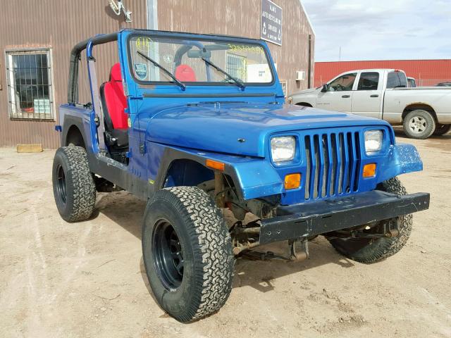 1J4FY19P9RP473287 - 1994 JEEP WRANGLER / BLUE photo 1