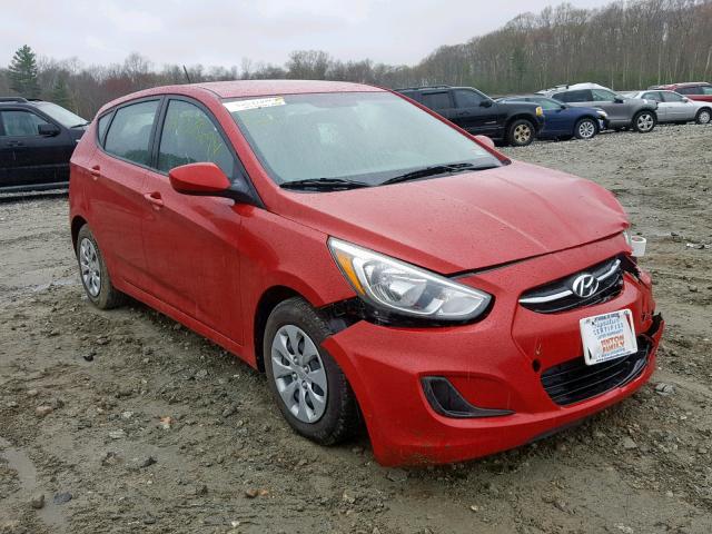 KMHCT5AE4HU337508 - 2017 HYUNDAI ACCENT SE RED photo 1