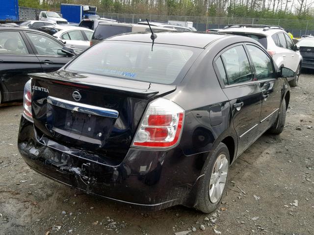 3N1AB6AP2CL632540 - 2012 NISSAN SENTRA 2.0 BLACK photo 4