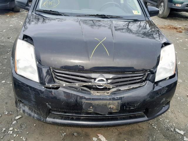 3N1AB6AP2CL632540 - 2012 NISSAN SENTRA 2.0 BLACK photo 7