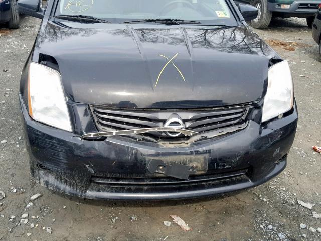 3N1AB6AP2CL632540 - 2012 NISSAN SENTRA 2.0 BLACK photo 9