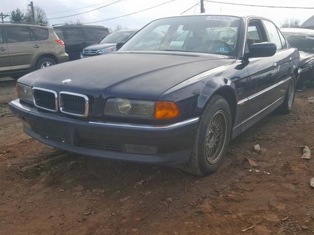 WBAGF8325WDL52823 - 1998 BMW 740 I AUTO BLUE photo 2