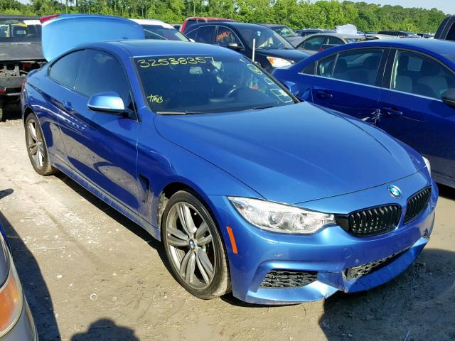 WBA3R5C57FK371450 - 2015 BMW 435 XI BLUE photo 1