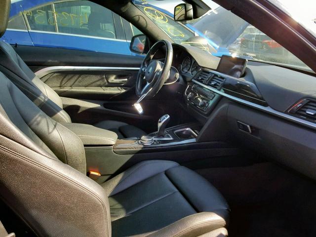 WBA3R5C57FK371450 - 2015 BMW 435 XI BLUE photo 5