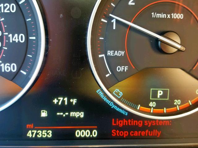 WBA3R5C57FK371450 - 2015 BMW 435 XI BLUE photo 8