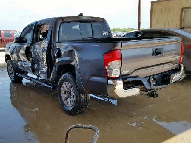 5TFAZ5CN3HX026710 - 2017 TOYOTA TACOMA DOU SILVER photo 3