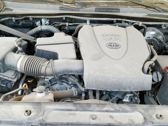 5TFAZ5CN3HX026710 - 2017 TOYOTA TACOMA DOU SILVER photo 7