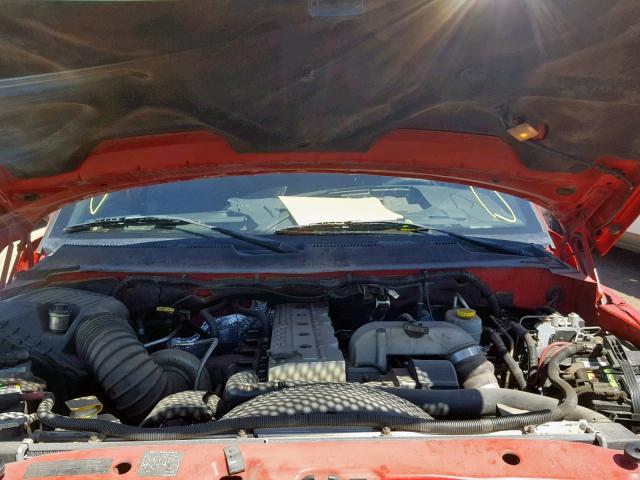 1B7KF236XXJ630051 - 1999 DODGE RAM 2500 RED photo 7