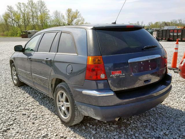 2A8GM68X37R356619 - 2007 CHRYSLER PACIFICA T BLUE photo 3