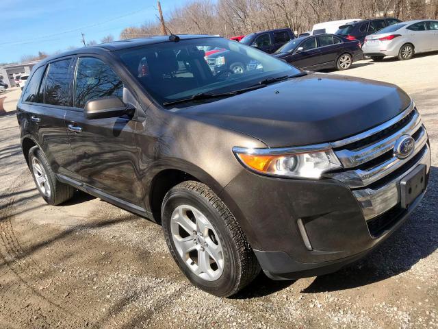 2FMDK4JC2BBB36512 - 2011 FORD EDGE SEL BROWN photo 1