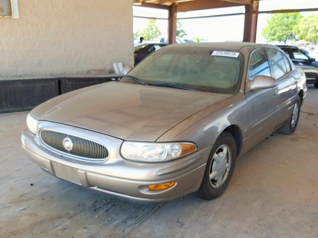 1G4HP54K5YU105124 - 2000 BUICK LESABRE CU TAN photo 2