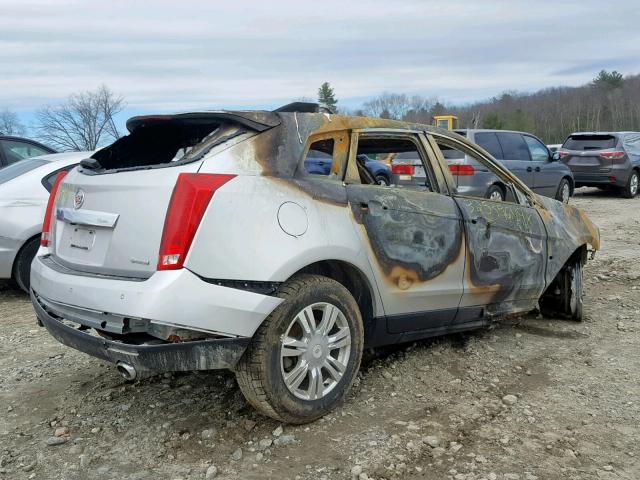 3GYFNDEY8BS514377 - 2011 CADILLAC SRX LUXURY SILVER photo 4