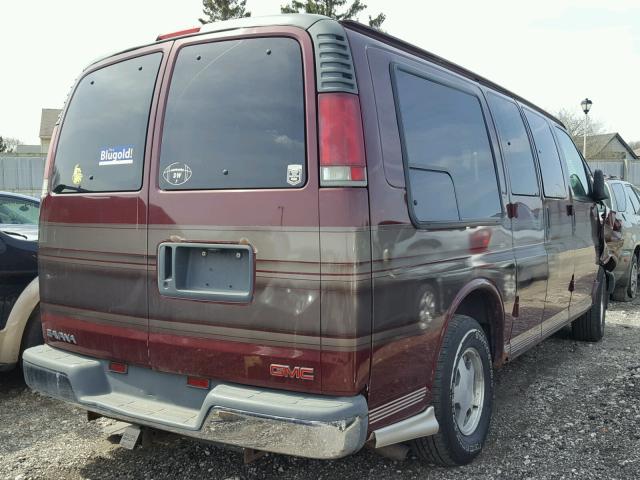 1GDFG15M921181907 - 2002 GMC SAVANA RV MAROON photo 4