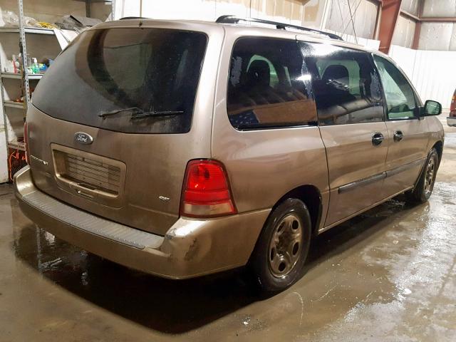 2FMZA51674BA53881 - 2004 FORD FREESTAR S GOLD photo 4