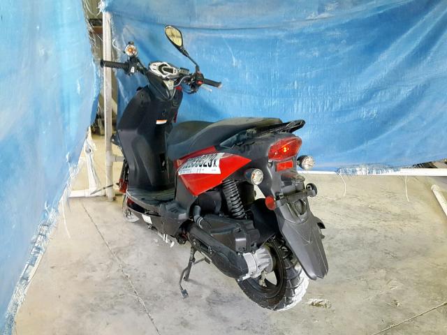 RFGBS1D01JXAE0045 - 2018 SANY SCOOTER RED photo 3
