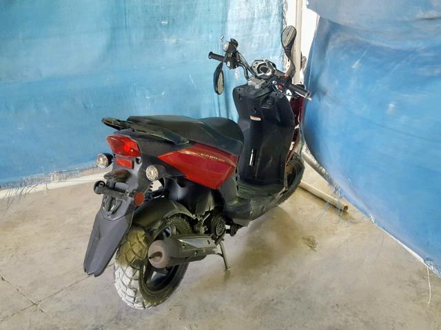 RFGBS1D01JXAE0045 - 2018 SANY SCOOTER RED photo 4