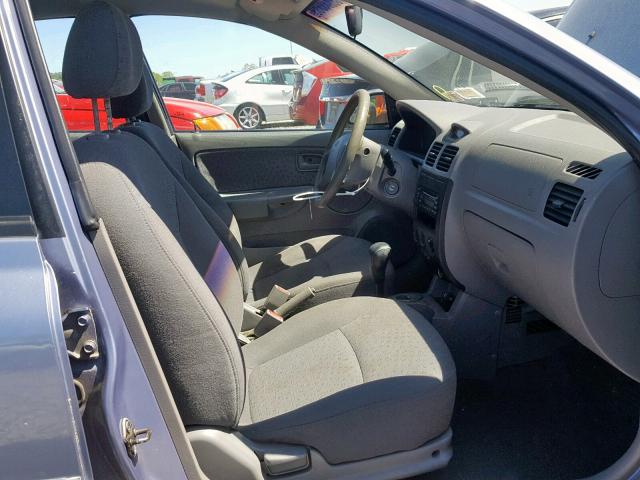 KNADC125436258883 - 2003 KIA RIO BLUE photo 5