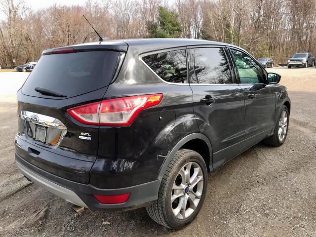 1FMCU9HX5DUB98852 - 2013 FORD ESCAPE SEL BLACK photo 4